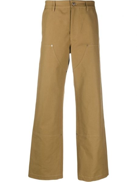 Bavlněné kalhoty Loewe hnědé
