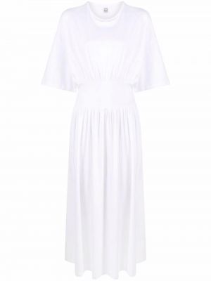 Sukienka midi Toteme, biały