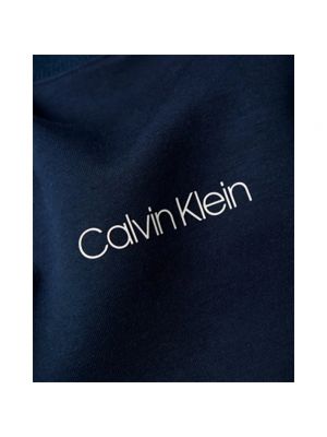 Sudadera de algodón Calvin Klein azul