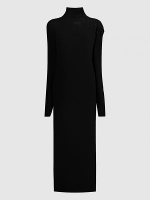 Чорна мереживна сукня Ermanno Scervino
