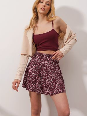Fustă mini Trend Alaçatı Stili - violet