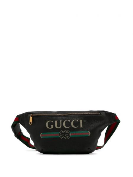 Ζώνη Gucci Pre-owned μαύρο