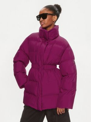 Péřová bunda Pinko fialová