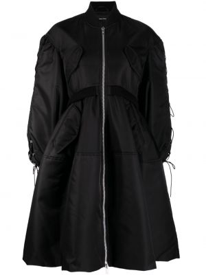 Mantel ausgestellt Simone Rocha schwarz