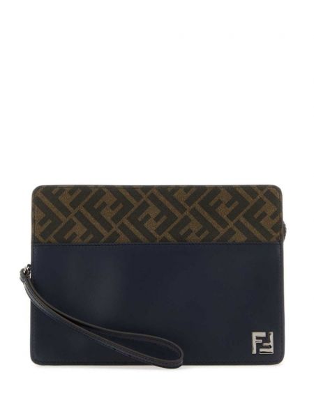 Clutch Fendi brun