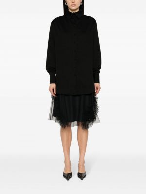 Bavlněné šaty Atu Body Couture černé