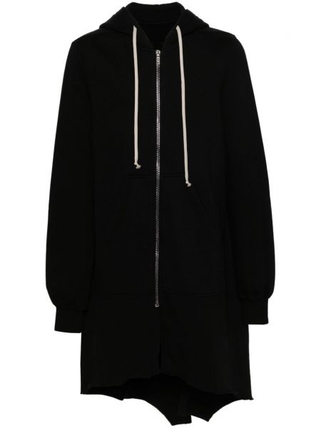Asimetrična pamučna hoodie s kapuljačom Rick Owens Drkshdw crna
