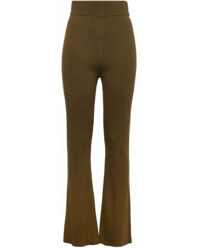 Pantaloni evazați Nicholas - Verde