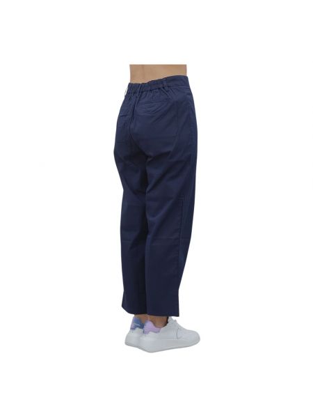 Pantalones de algodón bootcut Sun68 azul