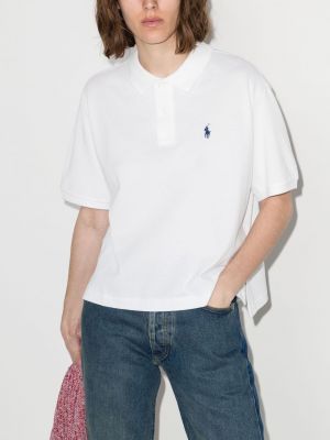 Polo krekls ar izšuvumiem Polo Ralph Lauren balts