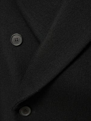 Oversized μάλλινο παλτό Wardrobe.nyc μαύρο