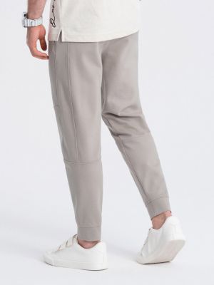 Pantaloni sport Ombre Clothing bej