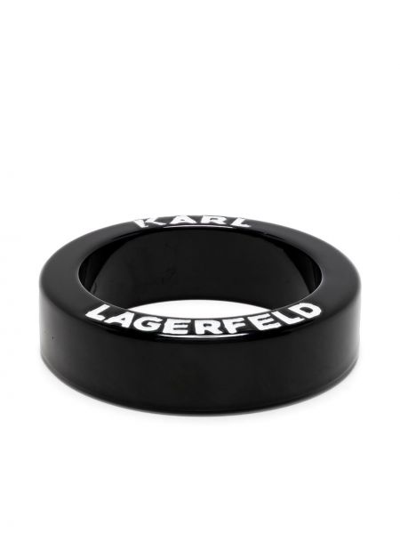 Bracelet à imprimé Karl Lagerfeld noir