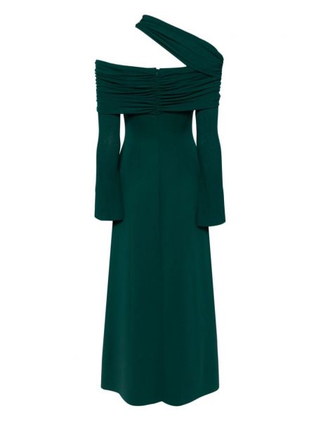 Sukienka wieczorowa z dżerseju Chats By C.dam zielona