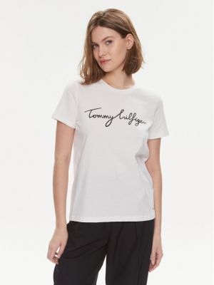 Marškinėliai Tommy Hilfiger balta