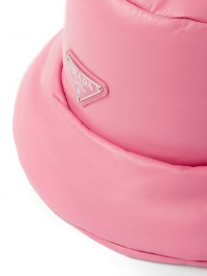Leder mütze Prada pink
