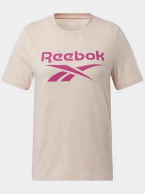 Розовая футболка Reebok