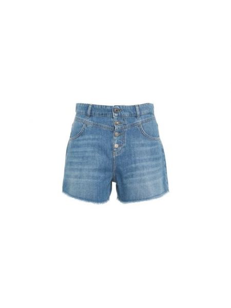 High waist jeans shorts Liu Jo blau
