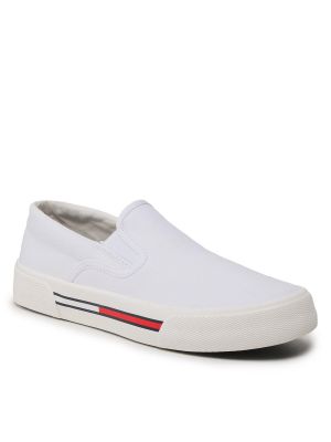 Ниски обувки Tommy Jeans бяло