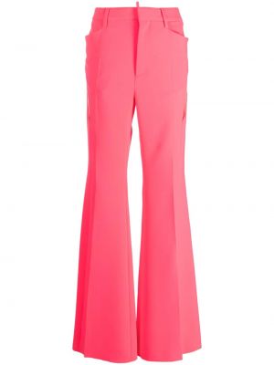 Flare byxor med passform Dsquared2 rosa