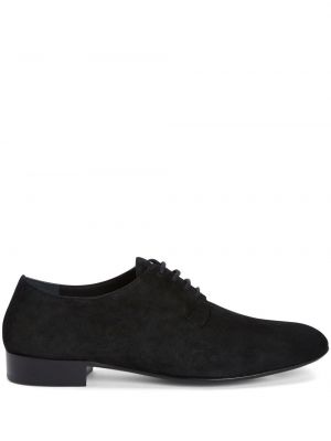 Pantofi loafer cu șireturi din dantelă Giuseppe Zanotti negru