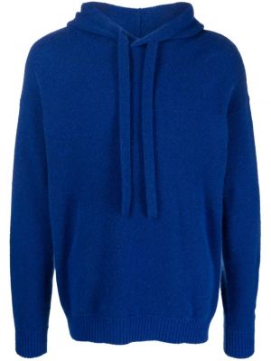 Strick hoodie Laneus blau