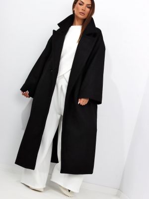 Oversized kabát Fasardi čierna