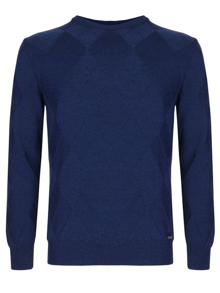 Шерстяной свитер Paul & Shark синий