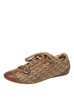 Sneakersy Dior Vintage brązowe