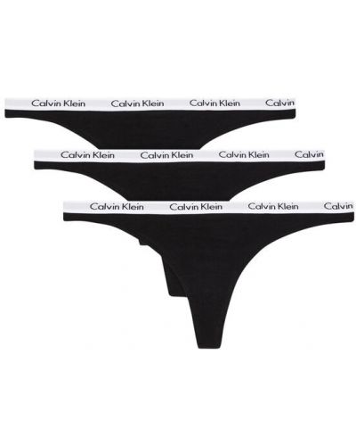 Stringi Calvin Klein czarne