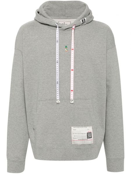 Işlemeli hoodie Maison Mihara Yasuhiro gri