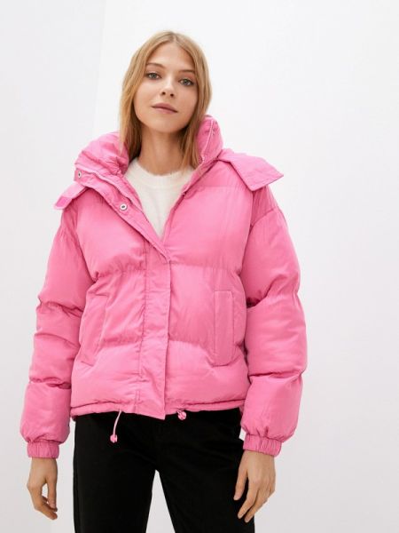 Утепленная демисезонная куртка Dunia розовая