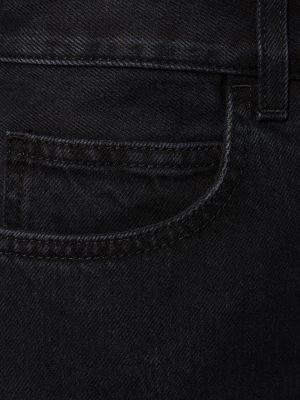 Bavlněné džíny The Row černé