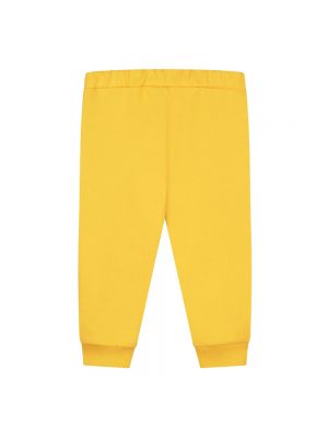 Spodnie sportowe Fendi żółte