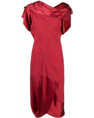 Vestido de cóctel asimétrico Vivienne Westwood rojo