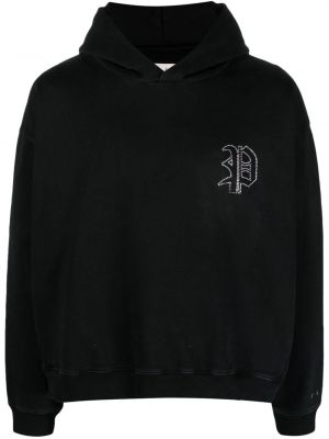 Jersey hoodie aus baumwoll Paura schwarz