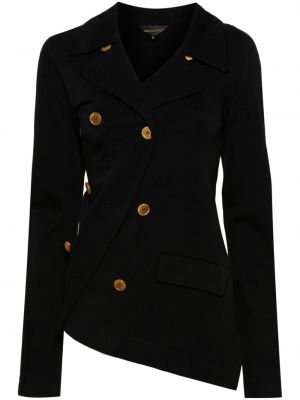 Asimetrična volnena jakna Comme Des Garçons Pre-owned črna