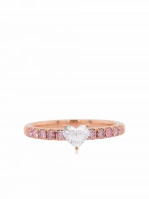 Rózsaarany argyle mintás gyűrű Hyt Jewelry