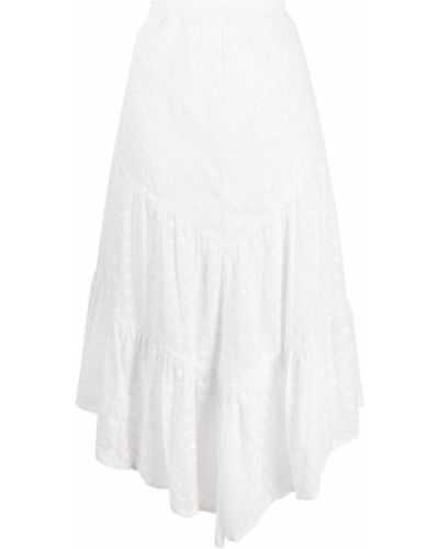 Bílé midi sukně Isabel Marant Etoile