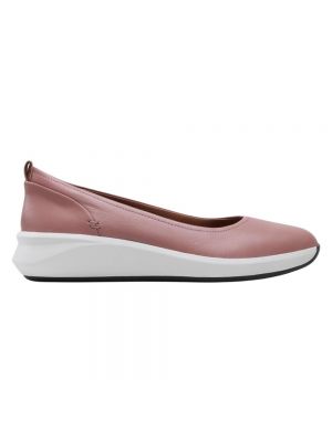 Balerinki Clarks - Różowy