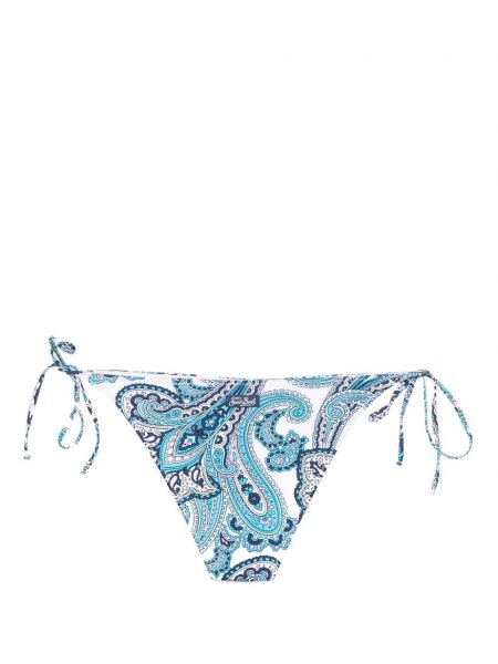 Bikini à imprimé à imprimé paisley Mc2 Saint Barth bleu