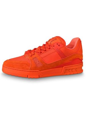 Спортивные кроссовки Louis Vuitton оранжевые
