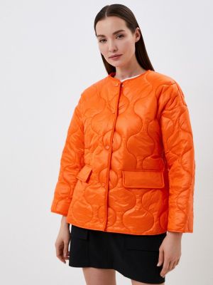 Утепленная демисезонная куртка Befree оранжевая