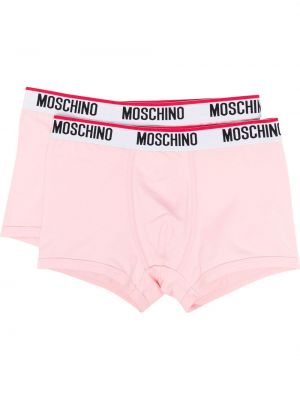 Μποξεράκια Moschino ροζ