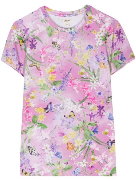 Μπλούζα με σχέδιο L'agence ροζ