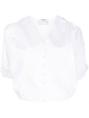 Bílá bavlněná košile Vivetta