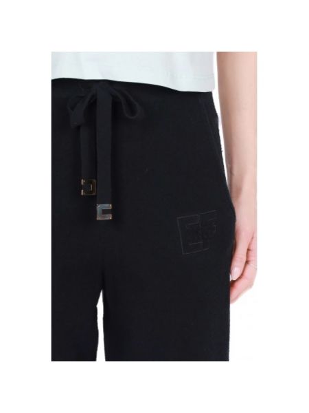 Pantalones de chándal Elisabetta Franchi negro