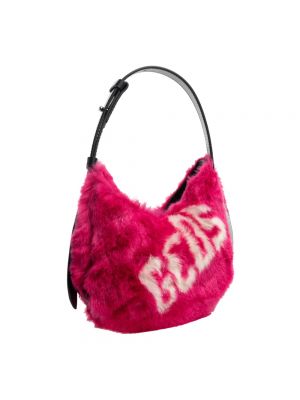 Bolsa de hombro con estampado Gcds rosa