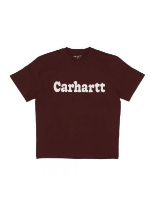 Koszulka Carhartt Wip brązowa