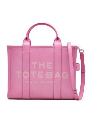 Shopperka skórzana skórzana Marc Jacobs różowa